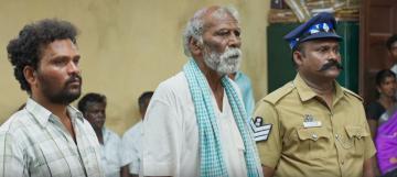 Vijay Sethupathi Kadaisi Vivasayi trailer Ilaiyaraaja Yogi Babu Kaaka Muttai director Manikandan
